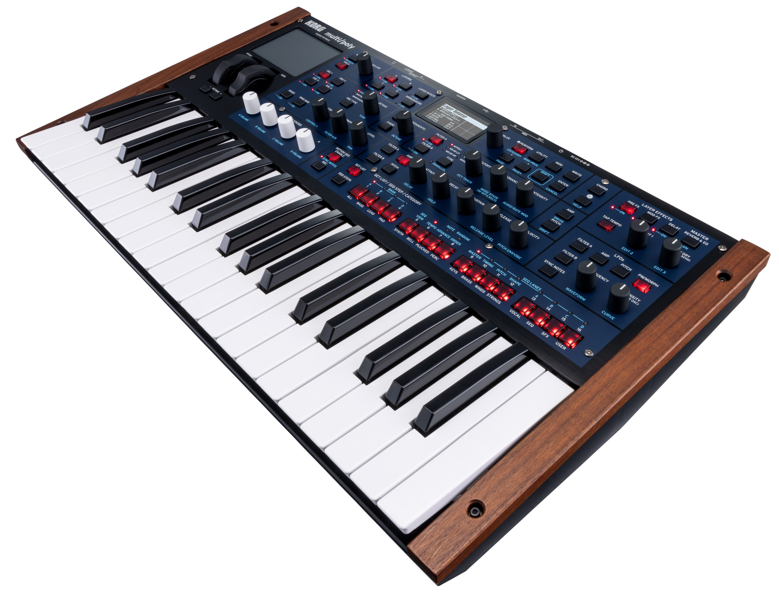 Poly Instrument Korg Philippines | multi/poly - 37-key 60-voice Analog Modeling Synthesizer
